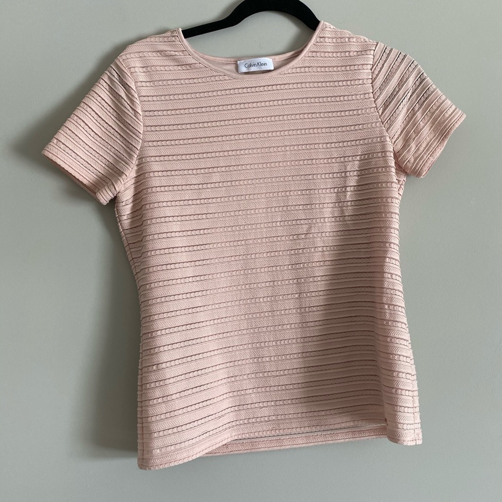 Rose Calvin Klein Top